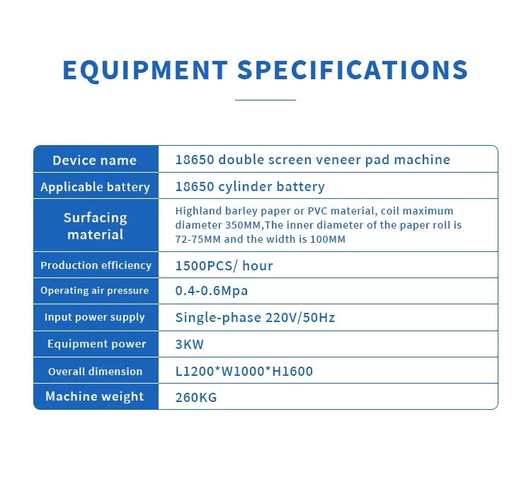 18650 Single Or Dual Cell Insulation Gasket  Li-ion Battery Pad Applicator Battery Insulation Paper Sticking Machine The 4th one