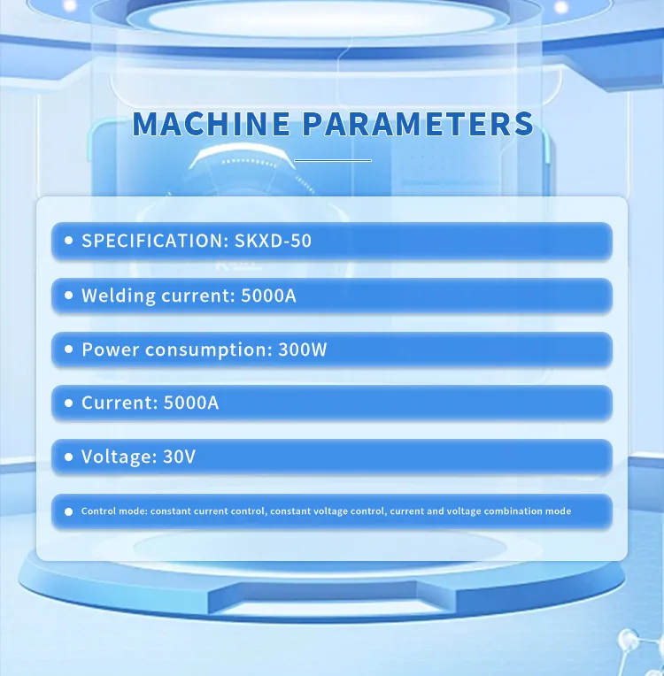Transistor-based Gantry Pneumatic Battery Spot Welder For Battery Manufacturing The 4th one