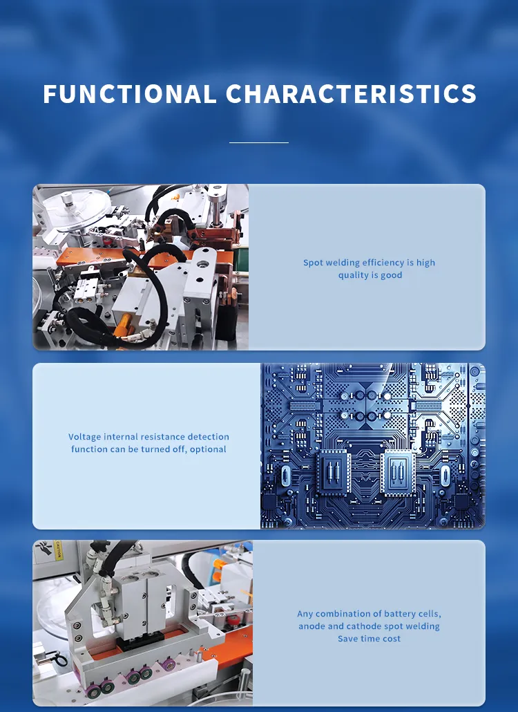 3-in-1 Battery Assembly Machine for Battery Insulation Paper Sticking, Testing, and Spot Welding The 6th one