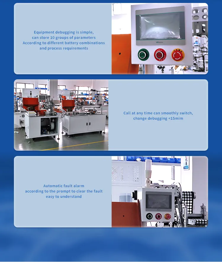 3-in-1 Battery Assembly Machine for Battery Insulation Paper Sticking, Testing, and Spot Welding The 7th one