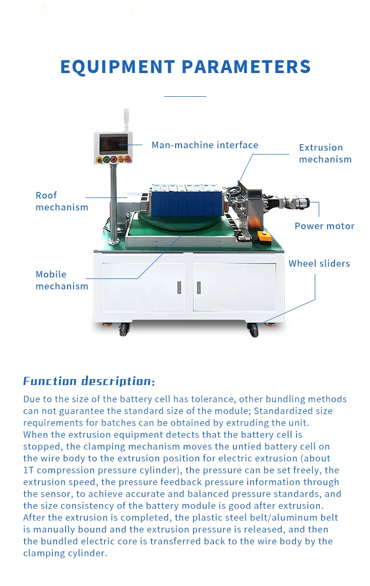 Aluminum Shell Prismatic Lithium Battery Extrusion Machine Prismatic Cell Pressing Machine The 3th one