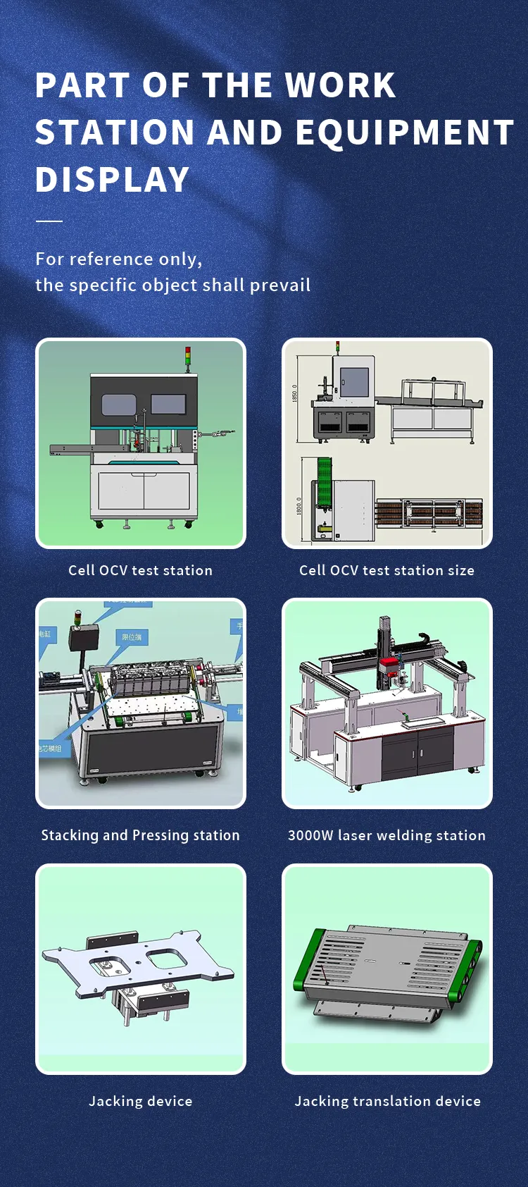 Non-standard customized prismatic battery cell module PACK production line The 6th one