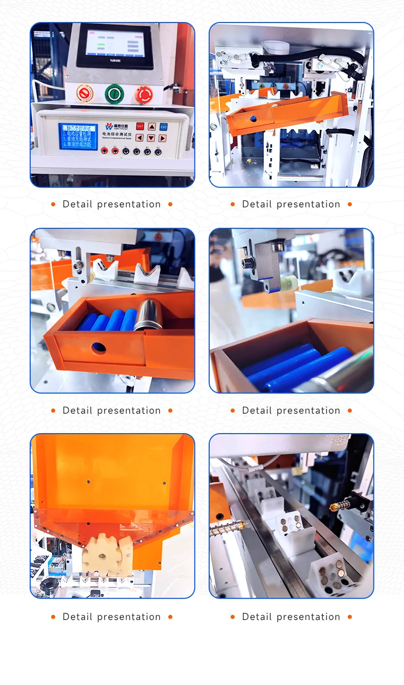 Cylindrical Battery Testing Machine with Material Hopper The 10th one