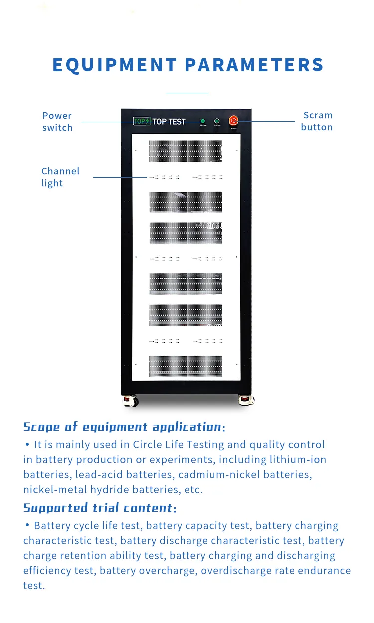 Multi-Channel Energy-Efficient Regenerative Aging and Charging/Discharging Machine The 3th one