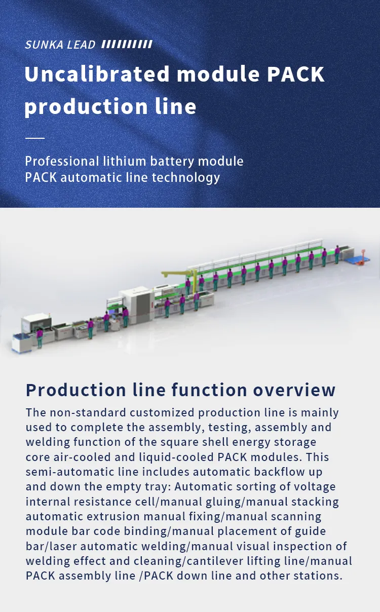Custom Semi-Automated Lithium Battery PACK Production Line | Air &amp; Liquid Cooling System Assembly, Welding &amp; Testing The 1th one