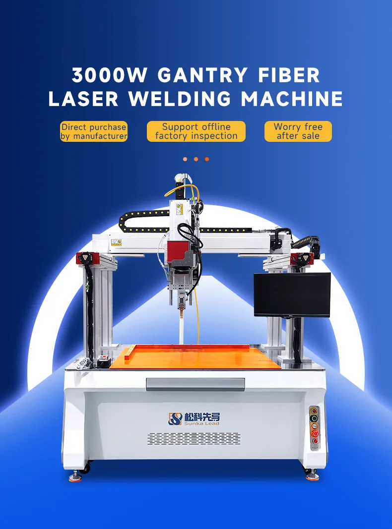 3000W Gantry Fiber Laser Welding Machine for Lithium Battery Welding The 1th one