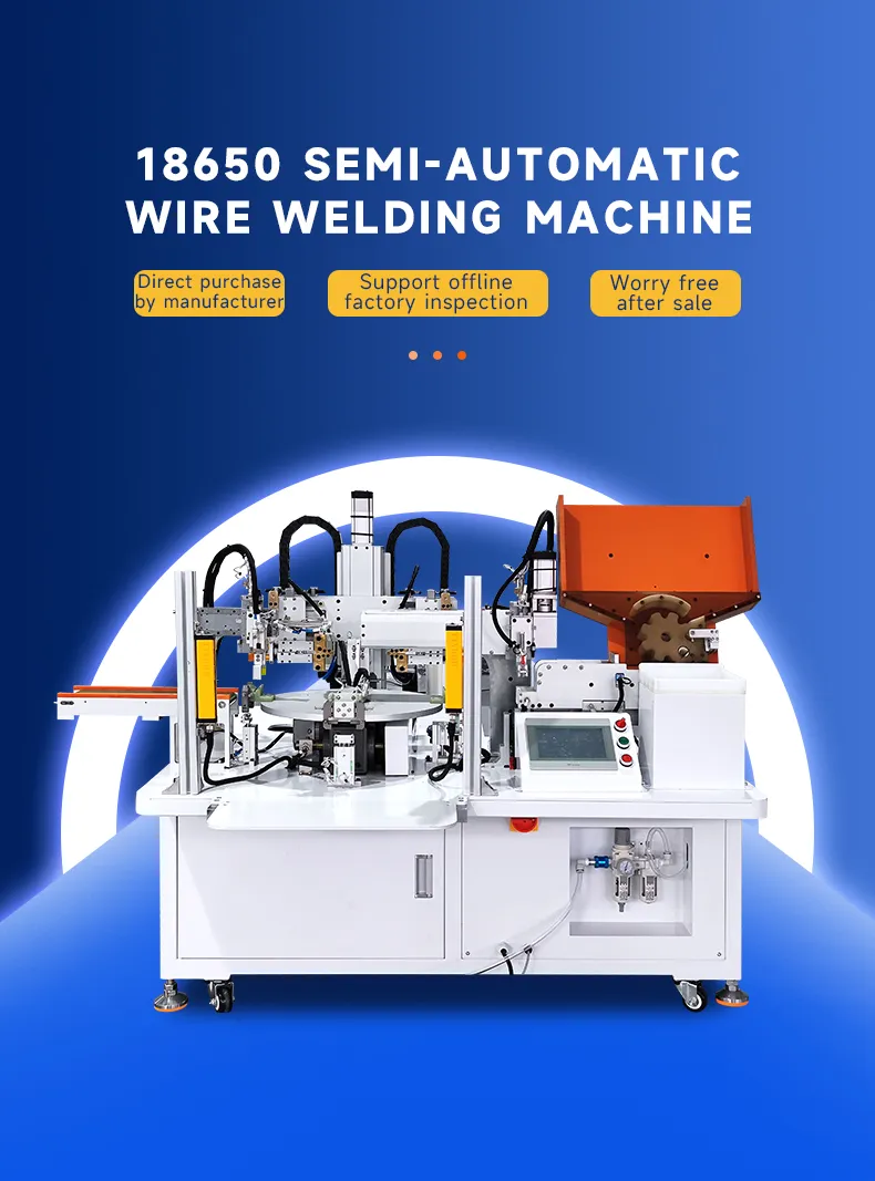 18650 Semi-Automatic Lead Wire Welding Machine for Battery Terminals The 1th one