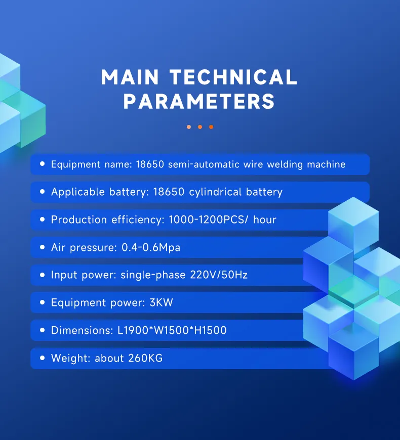 18650 Semi-Automatic Lead Wire Welding Machine for Battery Terminals The 5th one