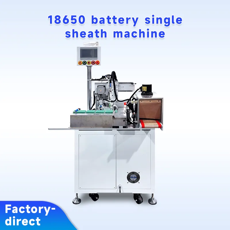 Battery Cell PVC Sleeving Machine for Cells with Protection 