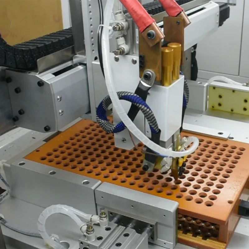 What is a Cylindrical Battery Double-Sided Spot Welding Fixture? The 1th one