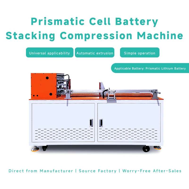 Automatic Prismatic Lithium Battery Module PACK Stacking Extruder Compression Machine