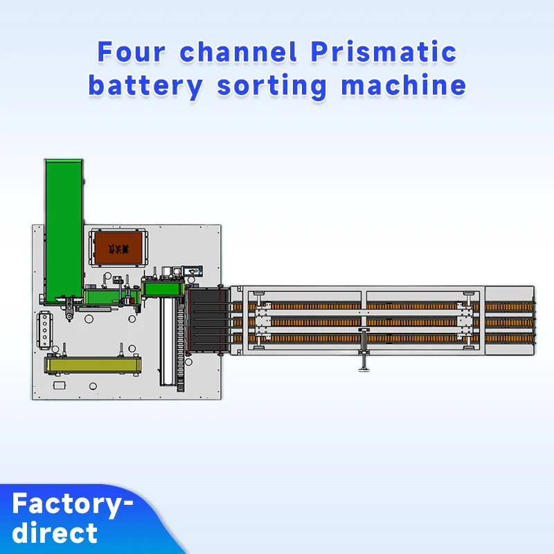 4 Channel Automatic Prismatic Battery Sorting Machine with OCV and IR Testing Machine