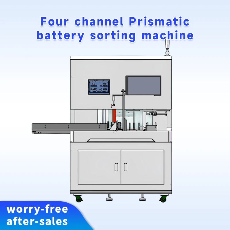 4 Channel Automatic Prismatic Battery Sorting Machine with OCV and IR Testing Machine