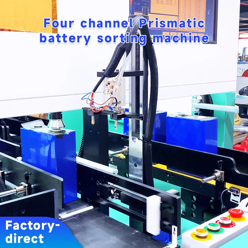 4 Channel Automatic Prismatic Battery Sorting Machine with OCV and IR Testing Machine