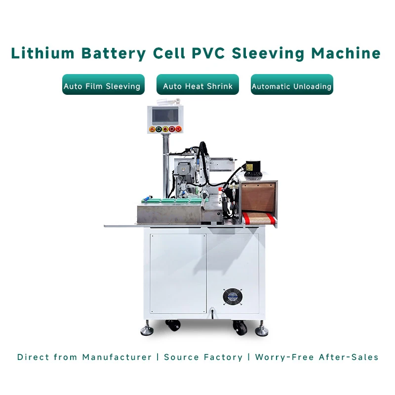 Lithium Battery Cell PVC Sleeving Machine