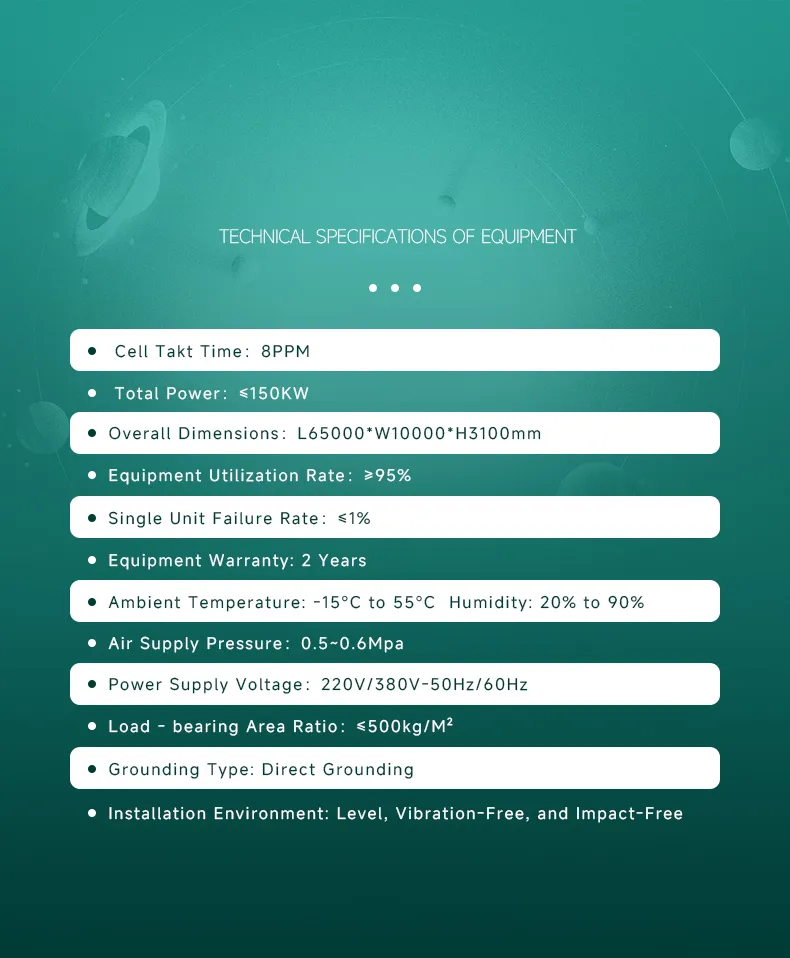 Lithium Battery PACK Assembly Line for Energy Storage System The 5th one